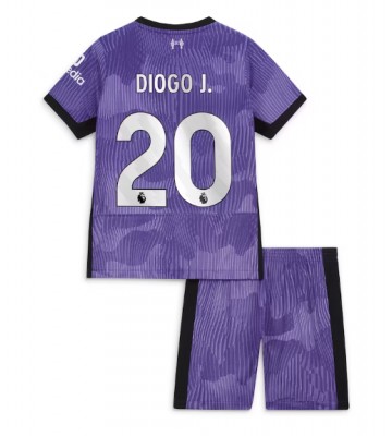 Maillot de foot Liverpool Diogo Jota #20 Troisième enfant 2023-24 Manches Courte (+ pantalon court)